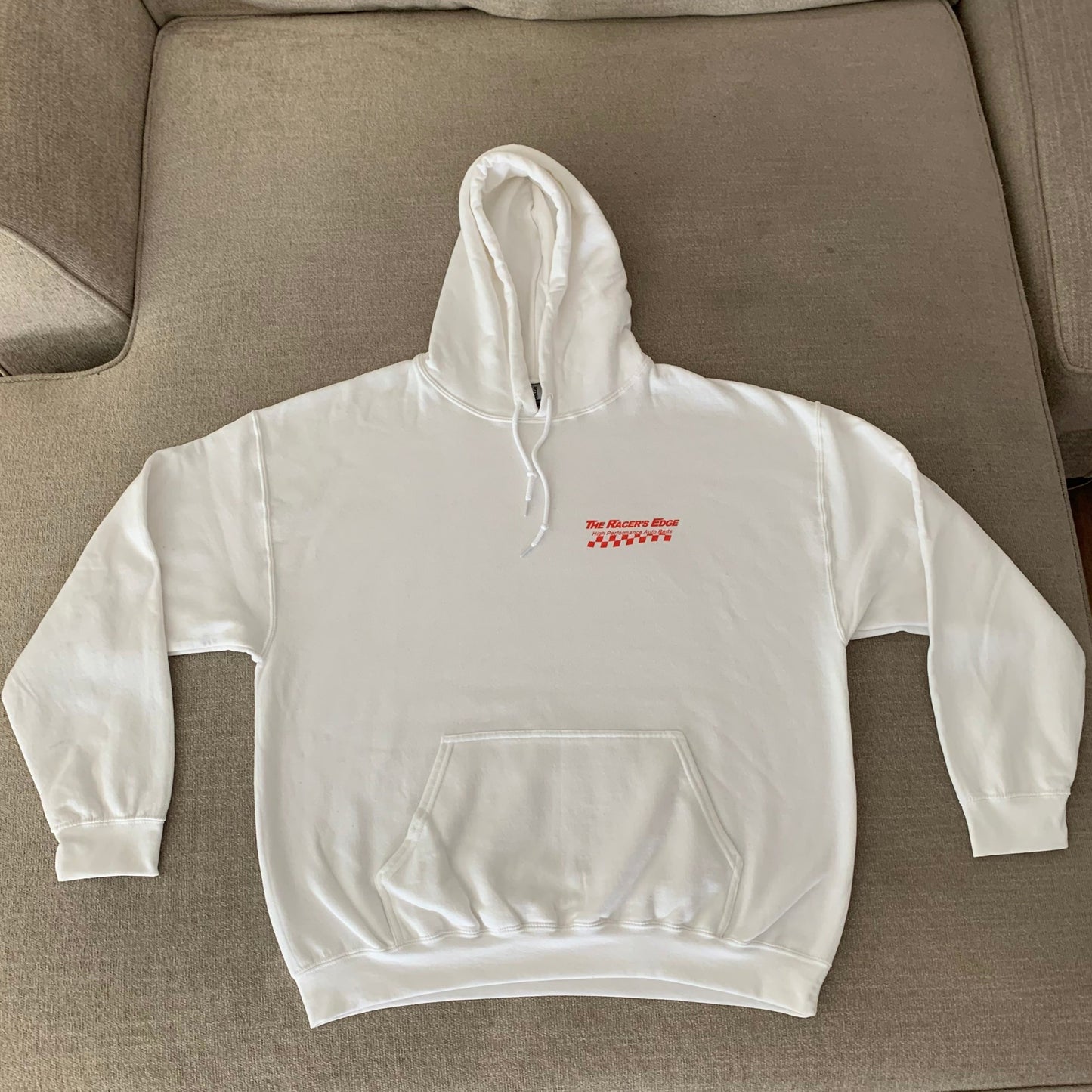 Racer's Edge Shop Hoodie - White
