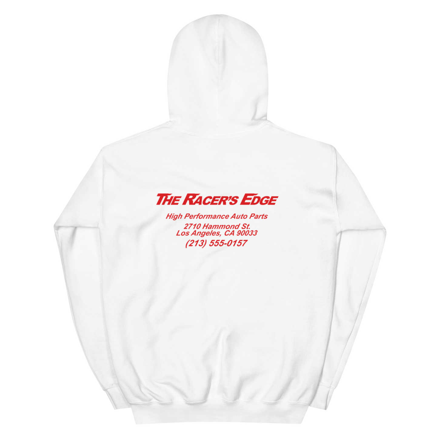 Racer's Edge Shop Hoodie - White