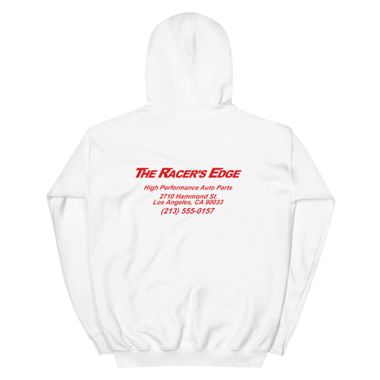 Racer's Edge Shop Hoodie - White