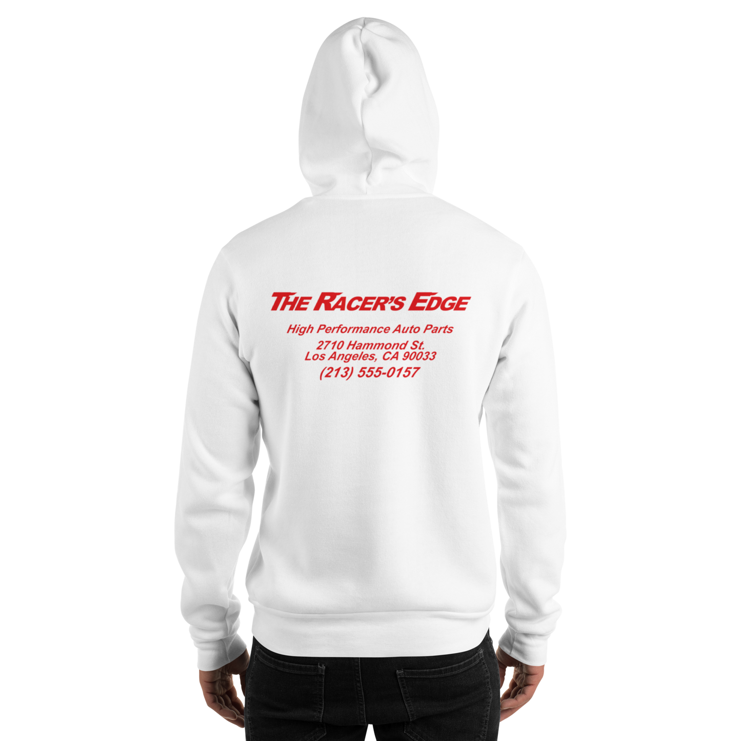 Racer's Edge Shop Hoodie - White