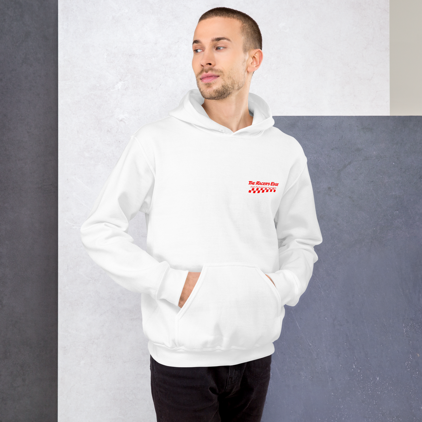 Racer's Edge Shop Hoodie - White